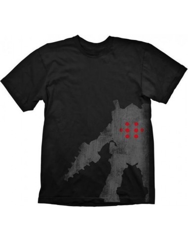 9483-Apparel - Camiseta Negra BioShock Big Daddy Talla L-4260144323687