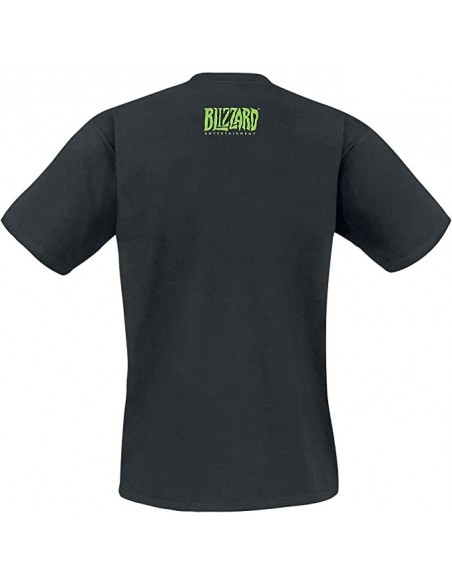 -9486-Apparel - Camiseta Negra World of Warcraft Gul'dan Talla S-3700334739498