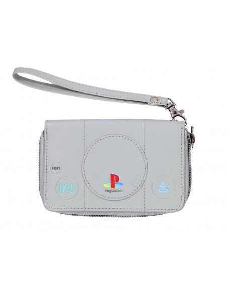 -9554-Merchandising - Monedero Gris Playstation 1-8718526223736