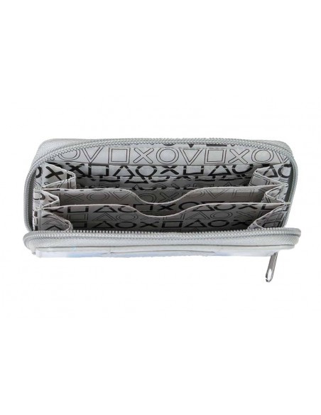 -9554-Merchandising - Monedero Gris Playstation 1-8718526223736