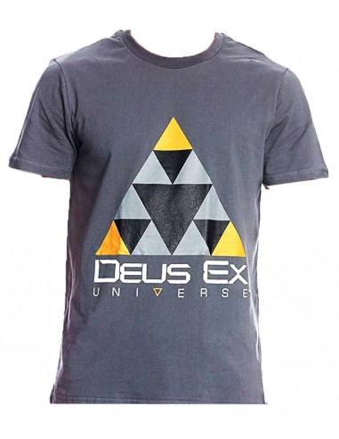 9085-Apparel - Camiseta Gris Deus Ex Sierpinski Triangles T-M-0640522659470