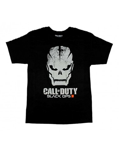 8873-Apparel - Camiseta Negra COD Black Ops 2 Skull T-L-5055139358268