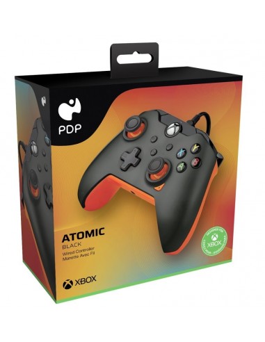 8422-Xbox Series X - Wired Controller Atomic Black Licenciado-0708056069124