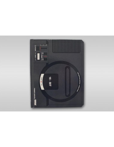 9760-Merchandising - Libreta Negra Sega Megadrive-0702658993535