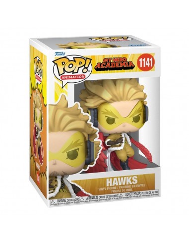 9773-Figuras - Figura POP! My Hero Academia Animation Vinyl Hawks 9 cm-0889698580373
