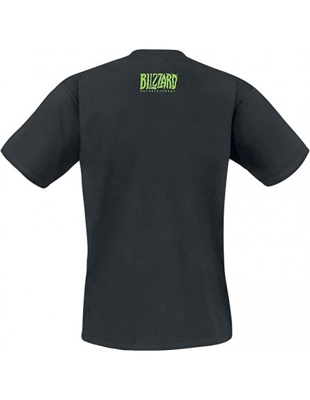 -9827-Apparel - Camiseta Negra World of Warcraft Gul'dan Talla L-3700334739511