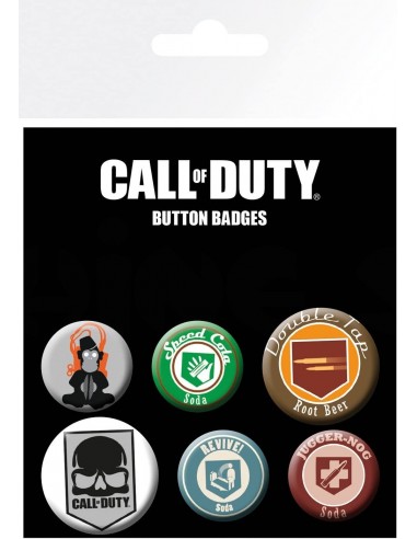 10227-Merchandising - Pin Call of Duty Button A  - 6 uds - -5028486388516