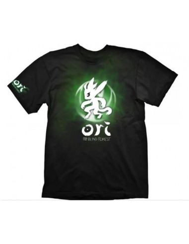 10143-Apparel - Camiseta Ori and the Blind Forest ""Green Ori & Icon"" L-4260474513567