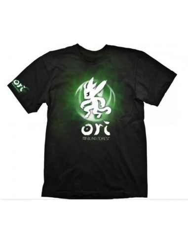 10143-Apparel - Camiseta Ori and the Blind Forest ""Green Ori & Icon"" L-4260474513567