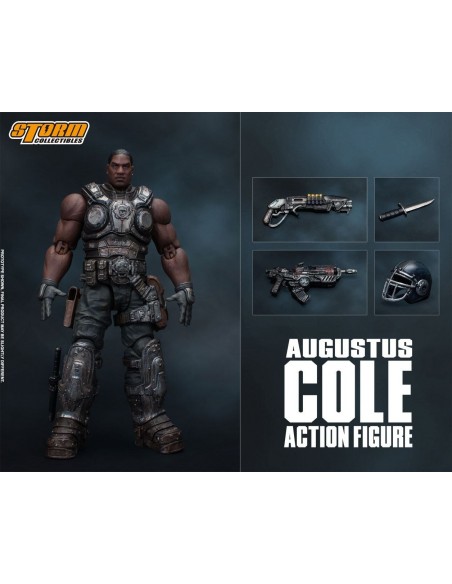 -10001-Figuras - Figura Gears of War Action Augustus Cole-4897072870961