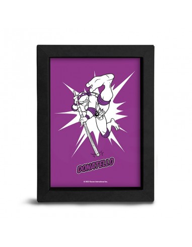 10367-Merchandising - Cuadro TMNT Frame Kraft 15*20cm POP Color Donatello -3665361082422