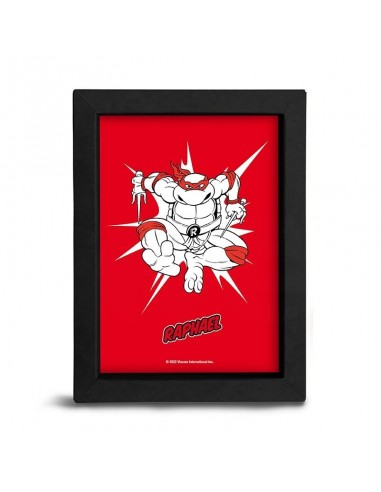 10363-Merchandising - Cuadro TMNT Frame Kraft 15*20cm POP Color Raphael -3665361082521
