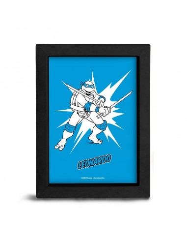 10362-Merchandising - Cuadro TMNT Frame Kraft 15*20cm POP Color Leonardo -3665361082514