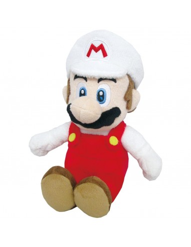 10389-Peluches - Peluche Super Mario Mario Fire 24 Cm-3760259934484