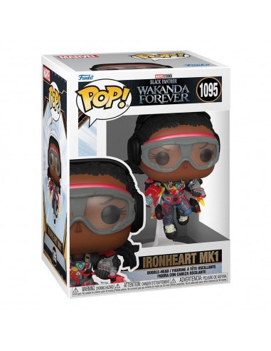 10468-Figuras - Figura POP! Marvel (Black Panther W. F.) Ironheart Mk1-0889698639392