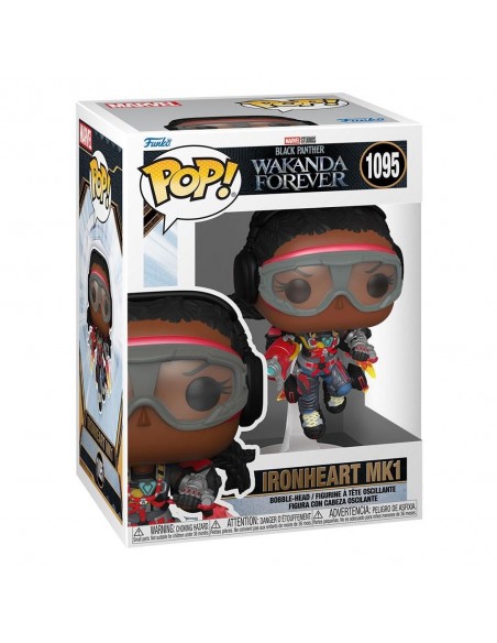-10468-Figuras - Figura POP! Marvel (Black Panther W. F.) Ironheart Mk1-0889698639392