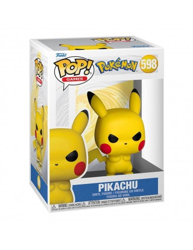 10464-Figuras - Figura POP! Pokemon (Grumpy) Pikachu-0889698650434