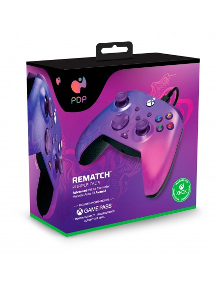 -10471-Xbox Series X - Rematch Wired Controller Purple Fade Licenciado-0708056069186