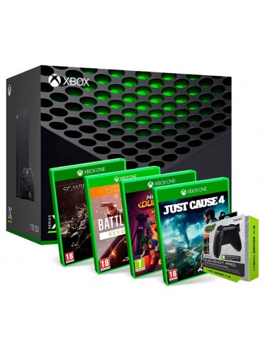 10654-Xbox Series X - Consola Xbox Series X 1TB Pack Aventura (4Juegos +QuickShot)-1889842080808
