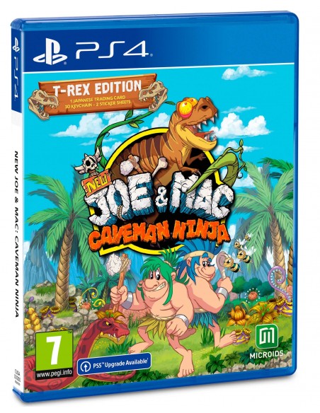 -10671-PS4 - NEW JOE AND MAC - CAVEMAN NINJA - T-Rex Edition-3701529501098