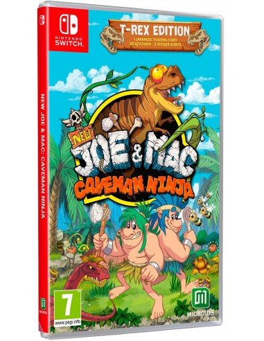 10668-Switch - NEW JOE AND MAC - CAVEMAN NINJA - T-Rex Edition-3701529501111