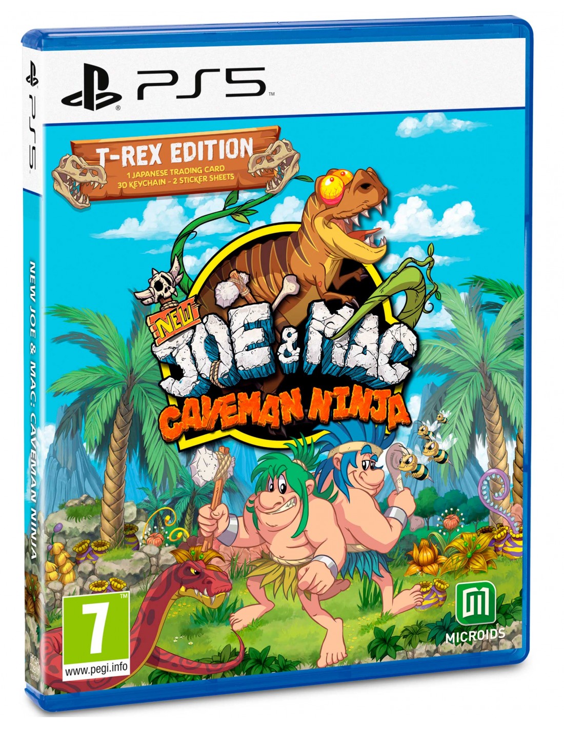 New Joe & Mac: Caveman Ninja T-Rex Edition PS5 - Cadê Meu Jogo