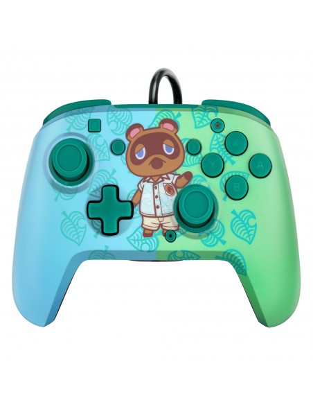 -7341-Switch - Faceoff Deluxe Audio Wired Controller Animal Crossing Lic-0708056068264