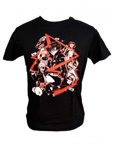 10233-Apparel - Camiseta Persona 5 ""The Phantom Thieves"" Black XL-4260570024691