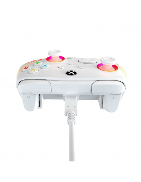 -10818-Xbox Series X - Afterglow Wave Wired Controller Blanco Licenciado-0708056070250