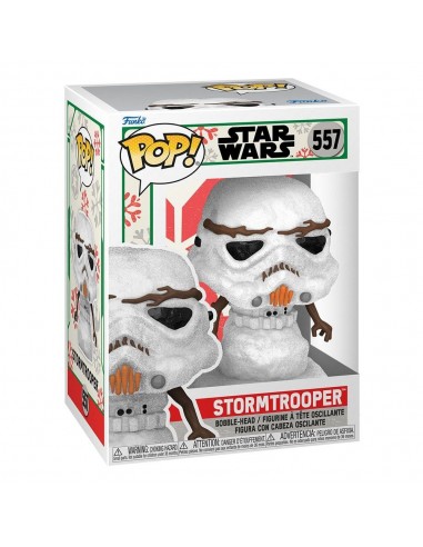 10852-Figuras - Figura POP! Star Wars Holiday Stormtrooper-0889698643382