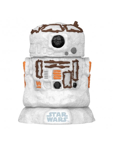 -10849-Figuras - Figura POP! Star Wars Holiday Snowman R2-D2-0889698643375