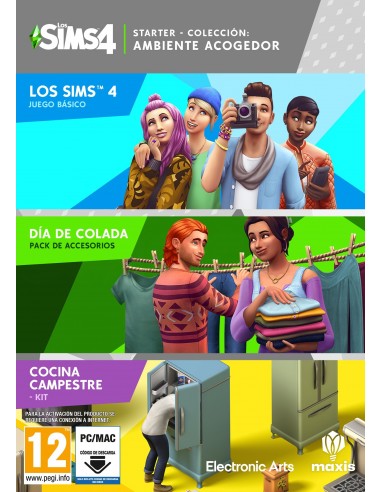 10857-PC - The Sims 4: Clean and Cozy Starter Bundle - CIB-5030948125072
