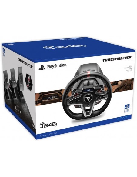 -7386-PS5 - Volante T248 + Pedales (PS5 / PS4 / PC )-3362934111595