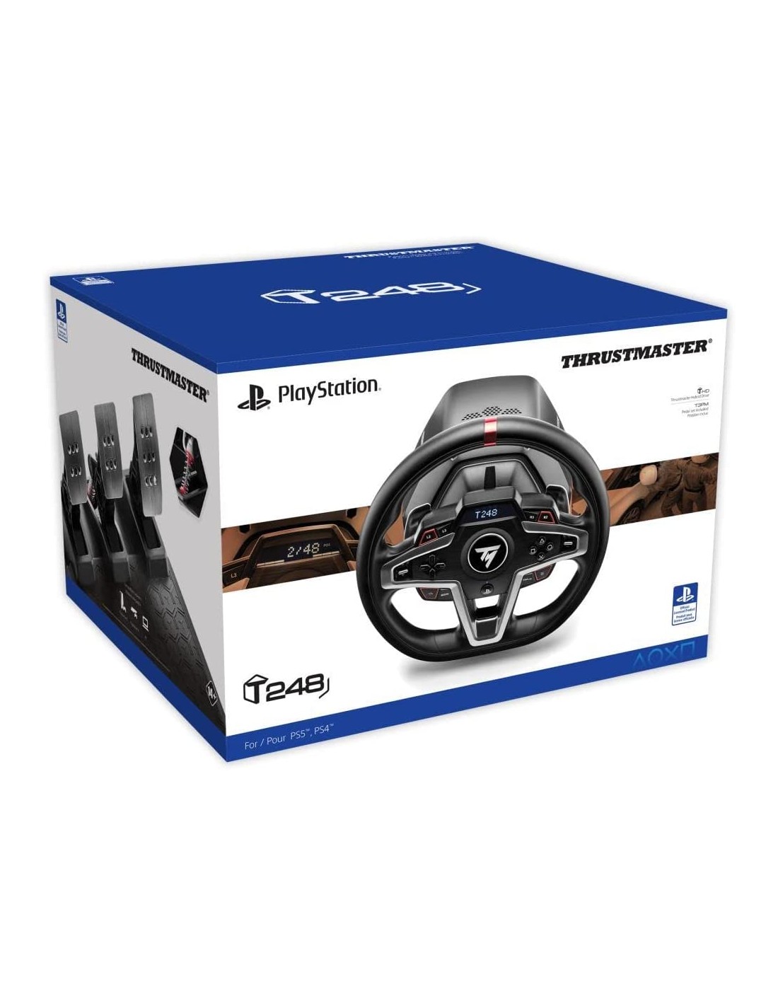 PS5 - Volante T248 + Pedales (PS5 / PS4 / PC )