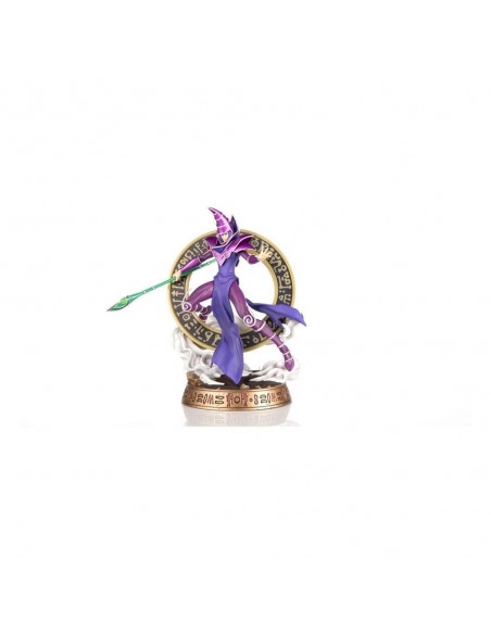 -10997-Figuras - Figura Dark Magician Yu-Gi-Oh! Estatua PVC 29 cm (Purple Standard)-5060316623626