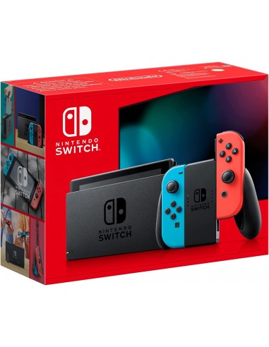 11002-Switch - Nintendo Switch Consola Azul Neon/Rojo Neon Nuevo Packaging-0045496453596