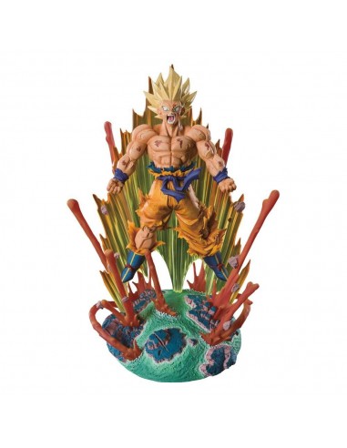 11062-Figuras - Figura Dragon Ball Z Extra Battle Super Saiyan Son Goku 27cm-4573102632395