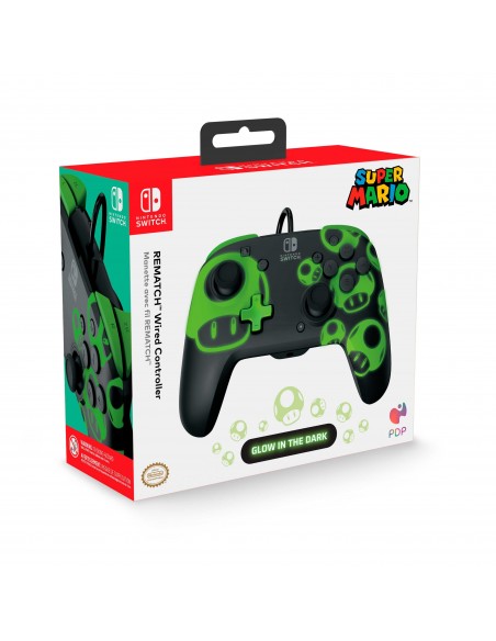 -11248-Switch - Rematch Wired Controller Glow In The Dark Licenciado-0708056070328