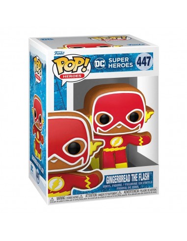 11293-Figuras - Figura POP! DC Holiday The Flash Gingerbread-0889698643238