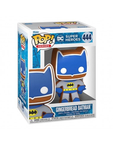 11291-Figuras - Figura POP! DC Holiday Batman Gingerbread-0889698643252