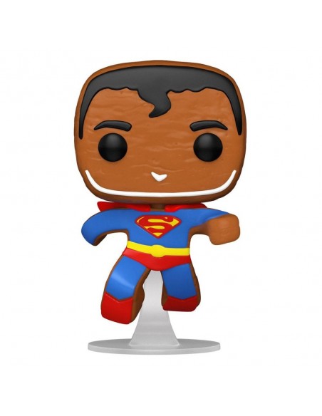 -11290-Figuras - Figura POP! DC Holiday Superman Gingerbread-0889698643221
