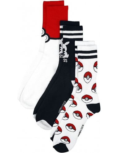 11458-Apparel - Pack 3 Calcetines Sport Pokemon (39/42)-8718526132915