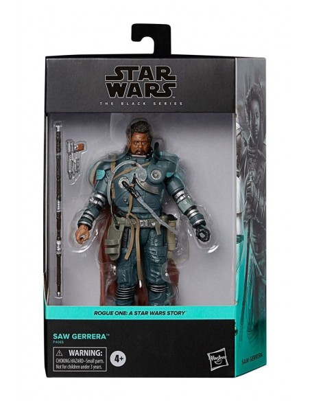 -11560-Figuras - Figura Star Wars Rogue One Saw Guerrera Black Series 15 cm-5010993958610