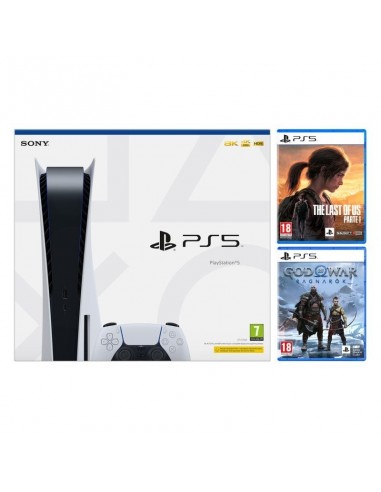 11588-PS5 - Consola PS5 Stand C + The Last of Us + God of War-8431305032656