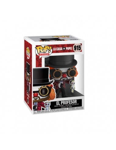 11825-Figuras - Figura POP! La Casa de Papel - El Profesor (Clown)-0889698441964