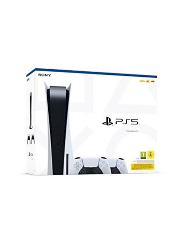 11765-PS5 - Consola PS5 Standard C + 2 DualSense White-0711719563815