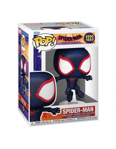 11883-Figuras - Figura POP! Spiderman a Traves del Spider-Verso - Spider-Man 9 cm-0889698657228
