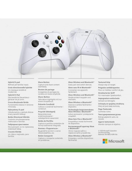 -11886-Xbox Series X - Mando Wireless Robot White-0889842654714