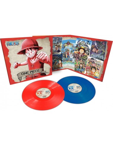 12034-Merchandising - Vinilo One Piece Movies Best Collection - Red/Blue-3309450047601