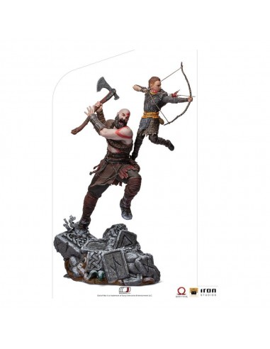12150-Figuras - Figura God of War Kratos & Atreus 34 cm-0609963128457